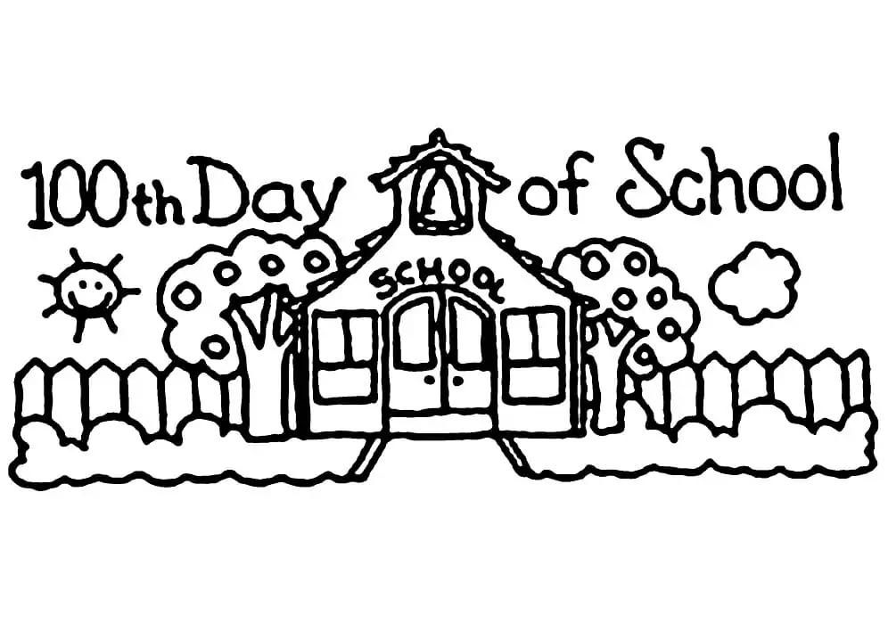 100th Day Of School Coloring pages