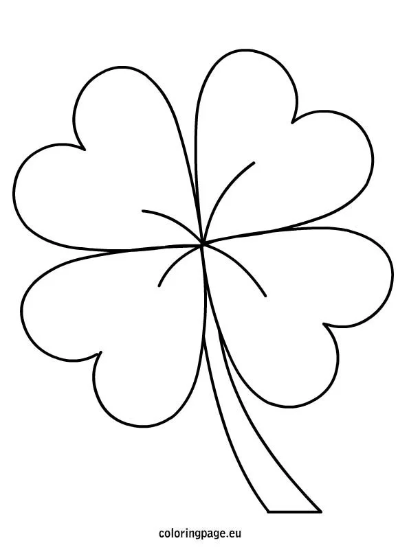 4 Leaf Clover Coloring Pages 20