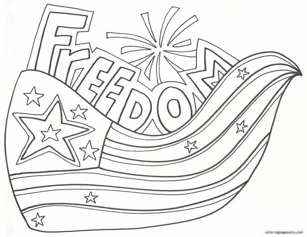 Del 4 Julio Para Colorear 25