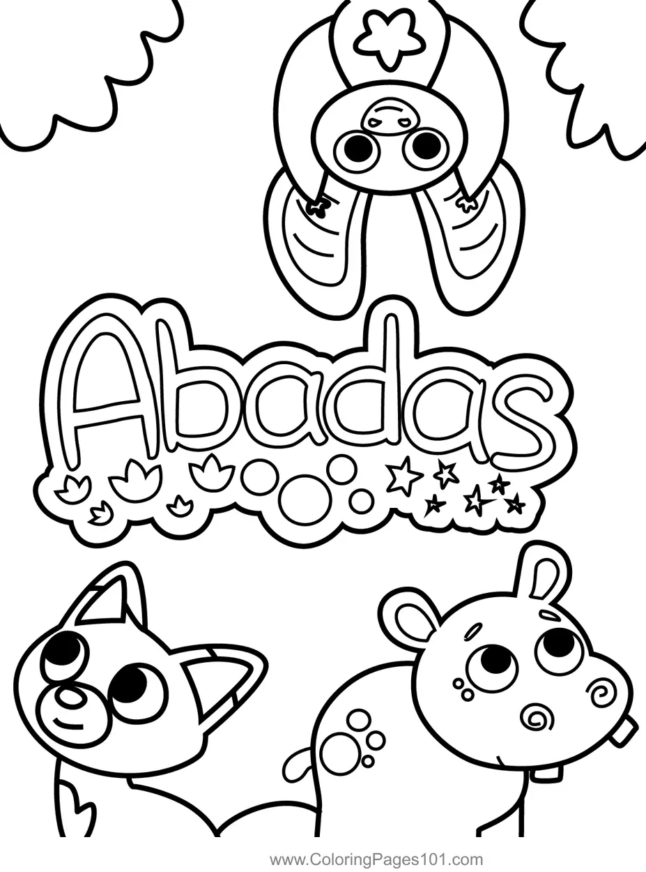 Abadas para Colorear