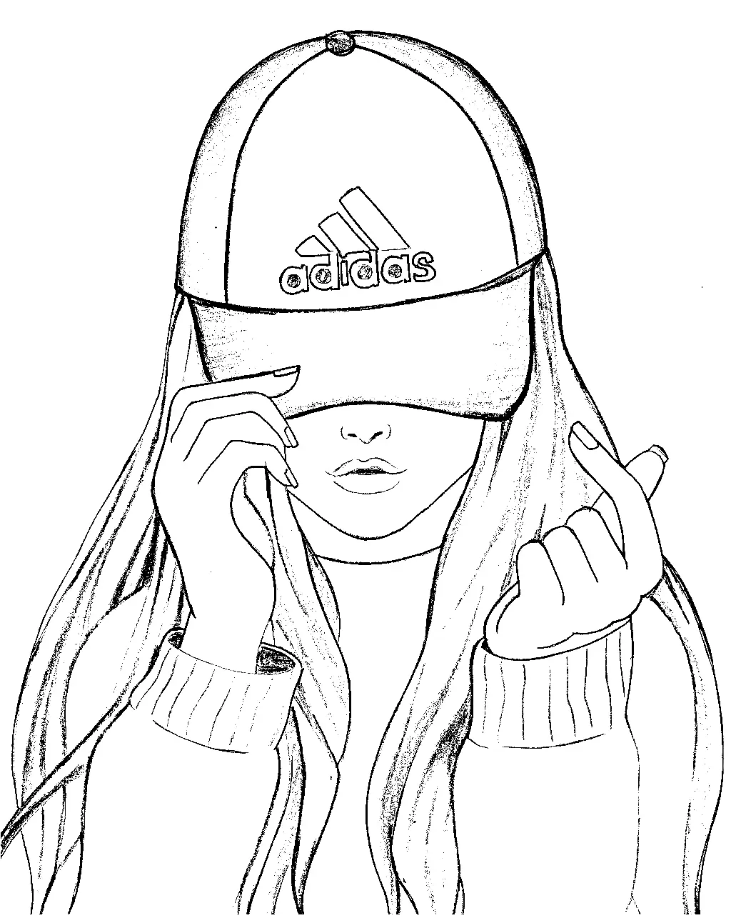 Desenhos de Adidas Para Colorir 1