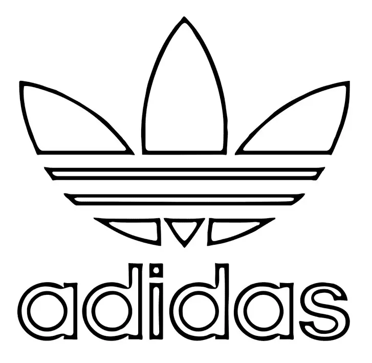 Desenhos de Adidas Para Colorir 13