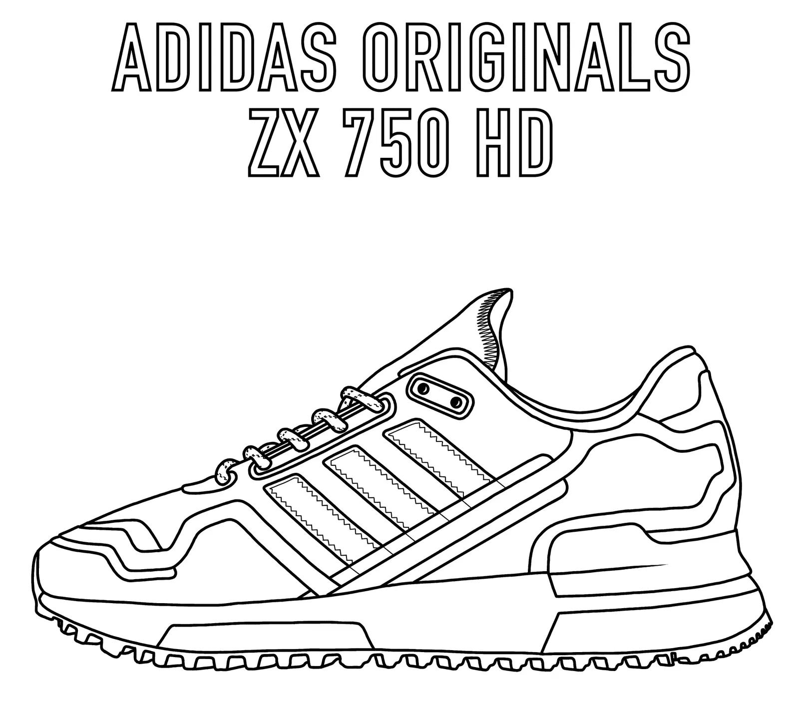 Desenhos de Adidas Para Colorir 14