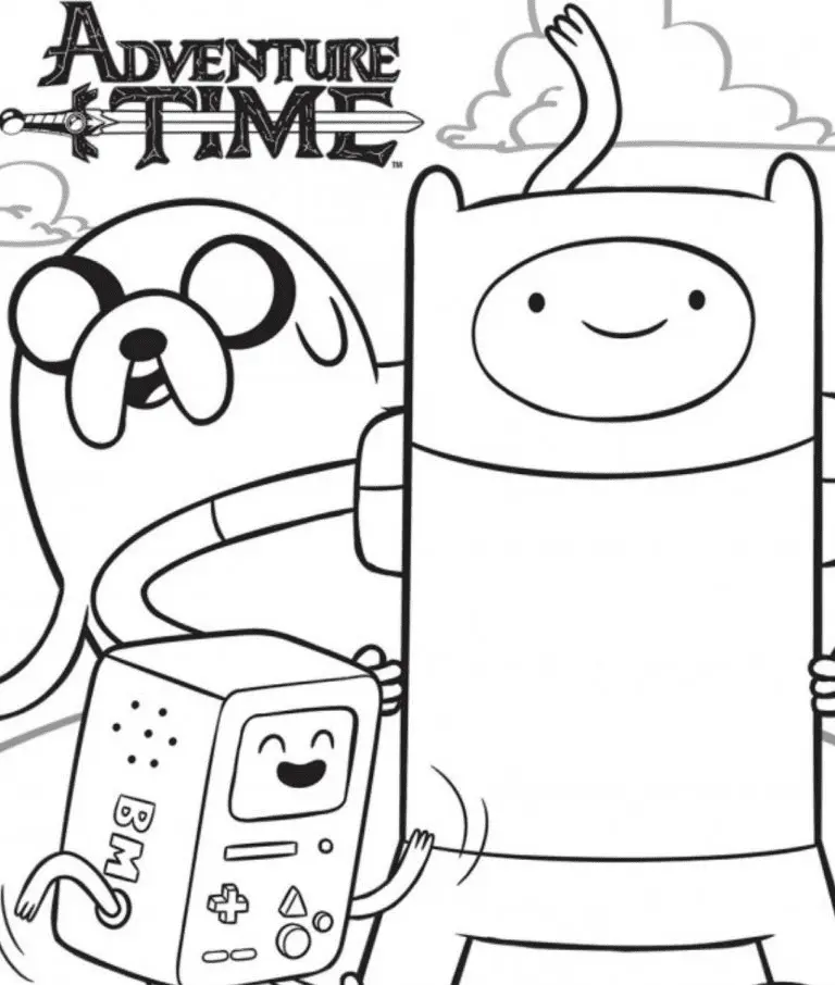 Desenhos de Hora de Aventura Para Colorir 25