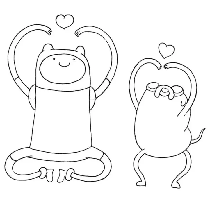 Desenhos de Hora de Aventura Para Colorir 29