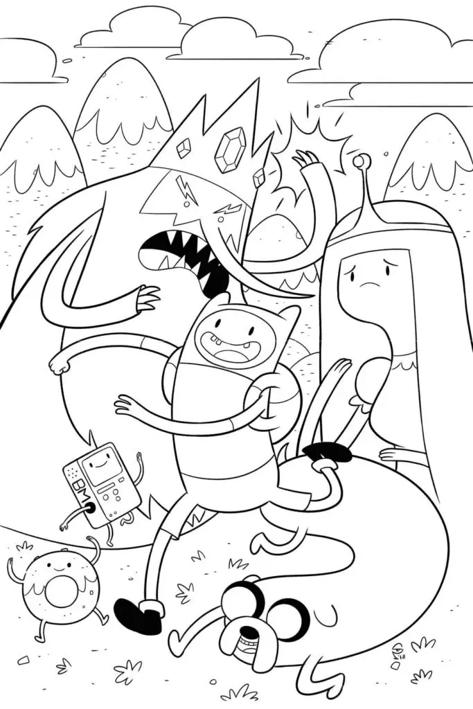 Adventure Time Ausmalbilder 57