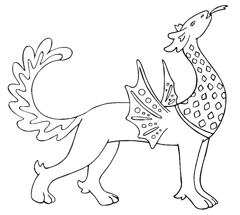 Desenhos de Alebrijes Para Colorir 20