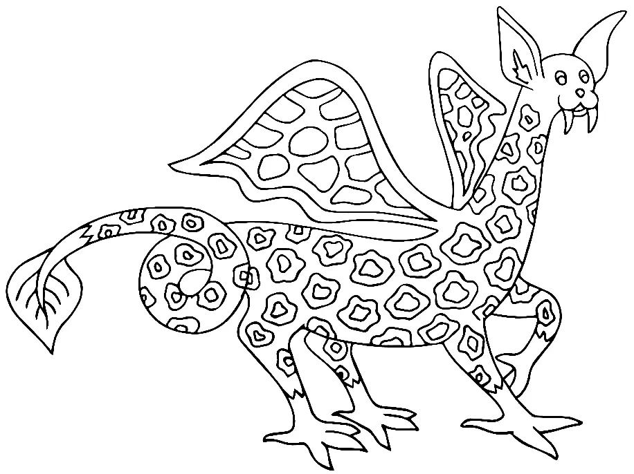Desenhos de Alebrijes Para Colorir 26