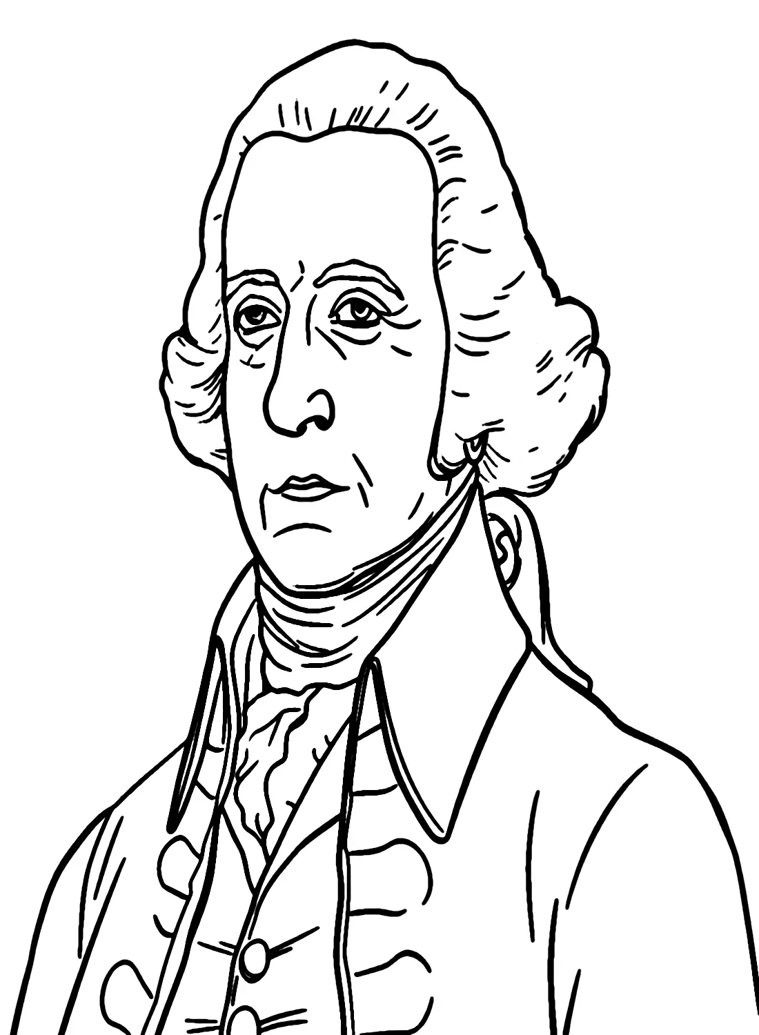 Alexander Hamilton Para Colorear 1