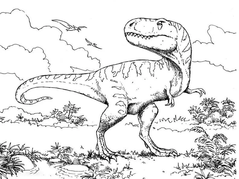 Allosaurus Coloring Pages 21