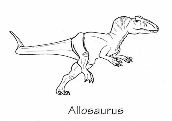 Allosaurus Coloring Pages 26