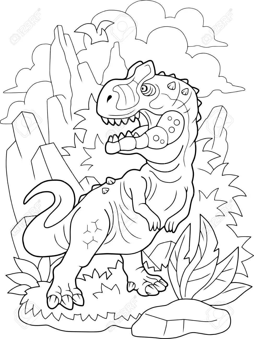 Allosaurus Ausmalbilder 51