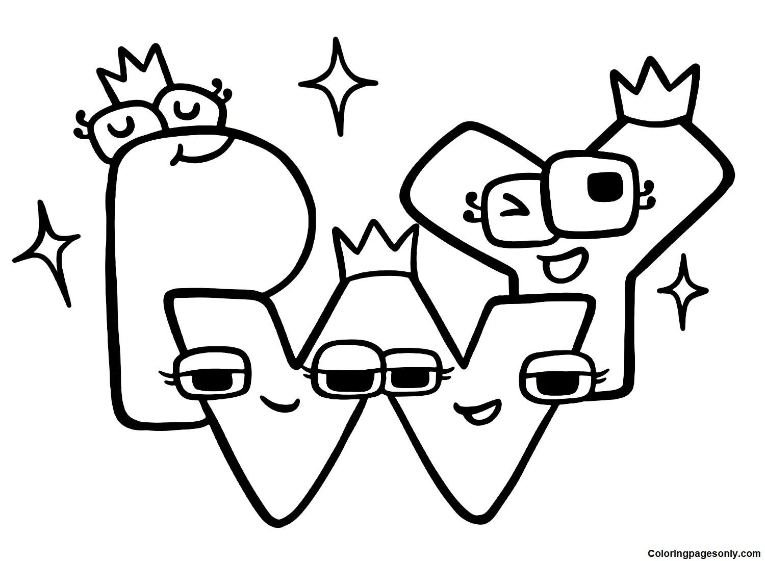 Del Abecedario Para Colorear 24