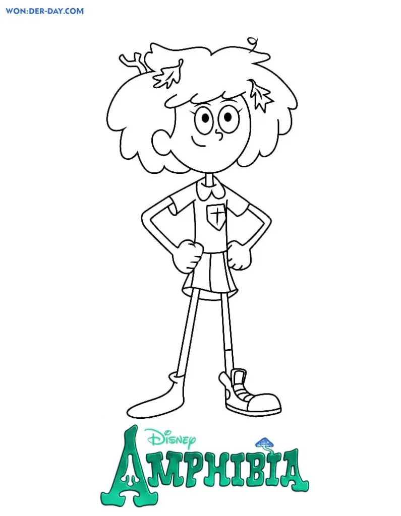 Amphibia Coloring Pages 10