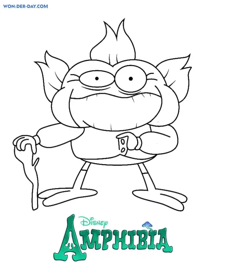 Amphibia Coloring Pages 20