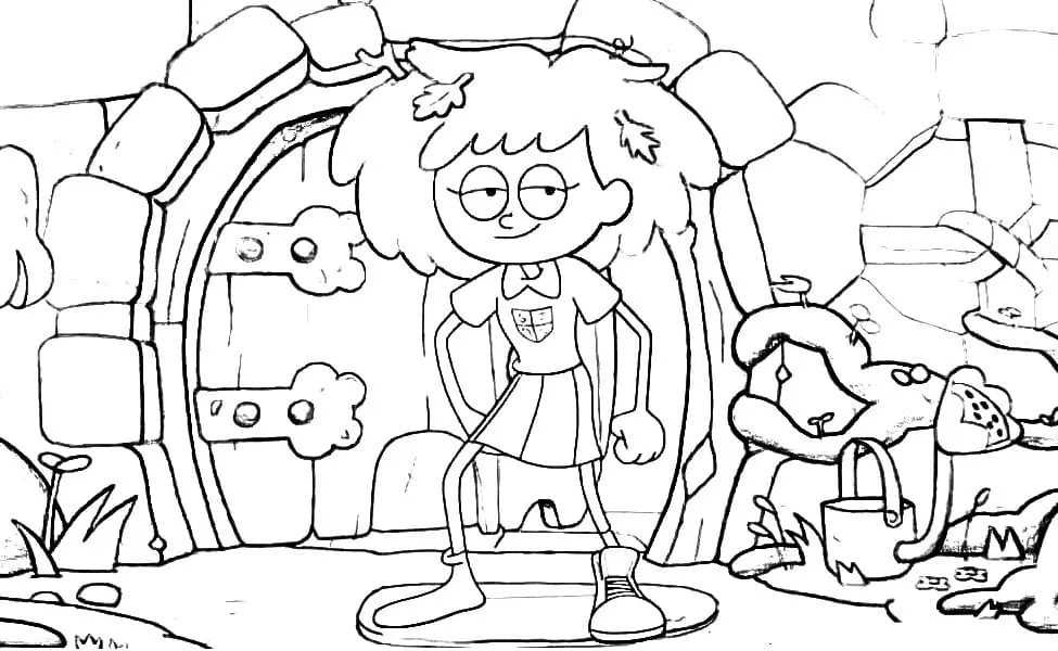 Amphibia Coloring Pages 24