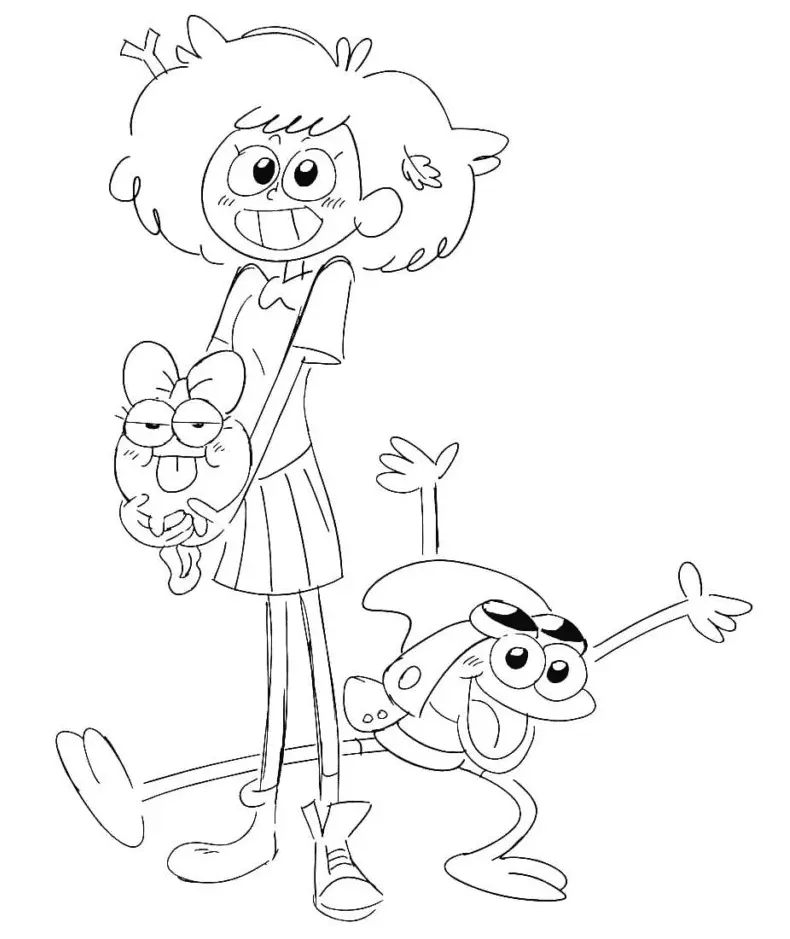 Amphibia Coloring Pages 7