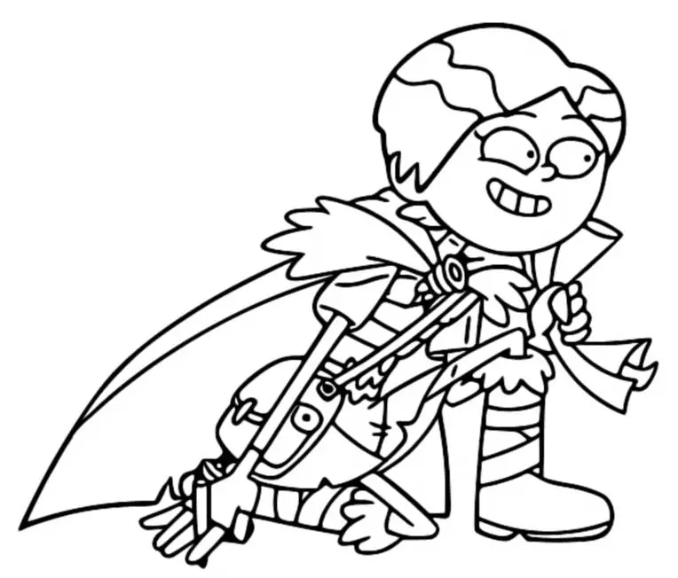 Amphibia Coloring Pages 8