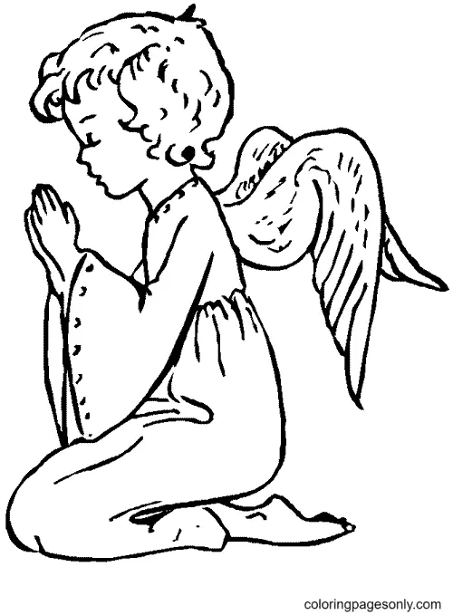 angeles Para Colorear 23