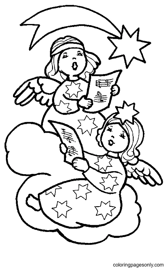 angeles Para Colorear 32