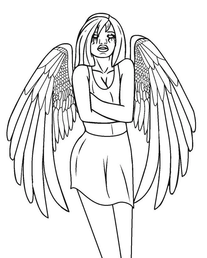 angeles Para Colorear 42