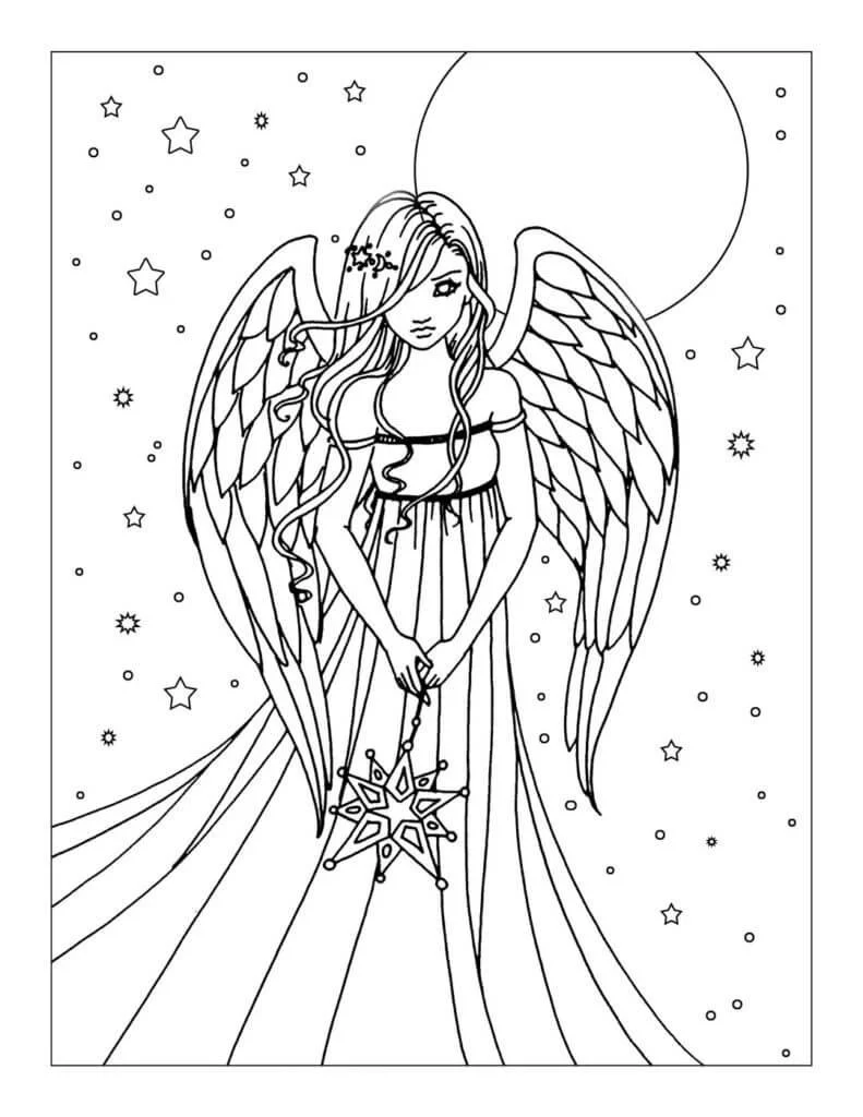 angeles Para Colorear 44