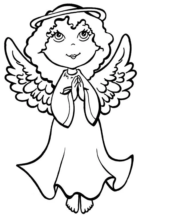 angeles Para Colorear 48