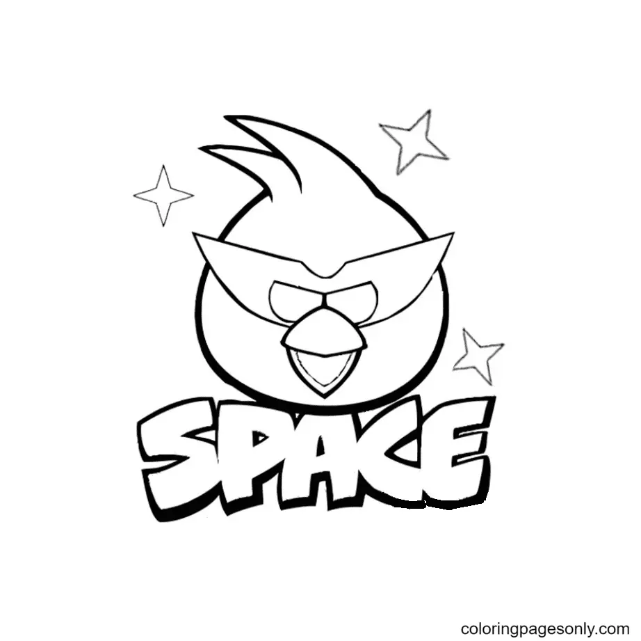 Angry Birds Coloring Pages 42