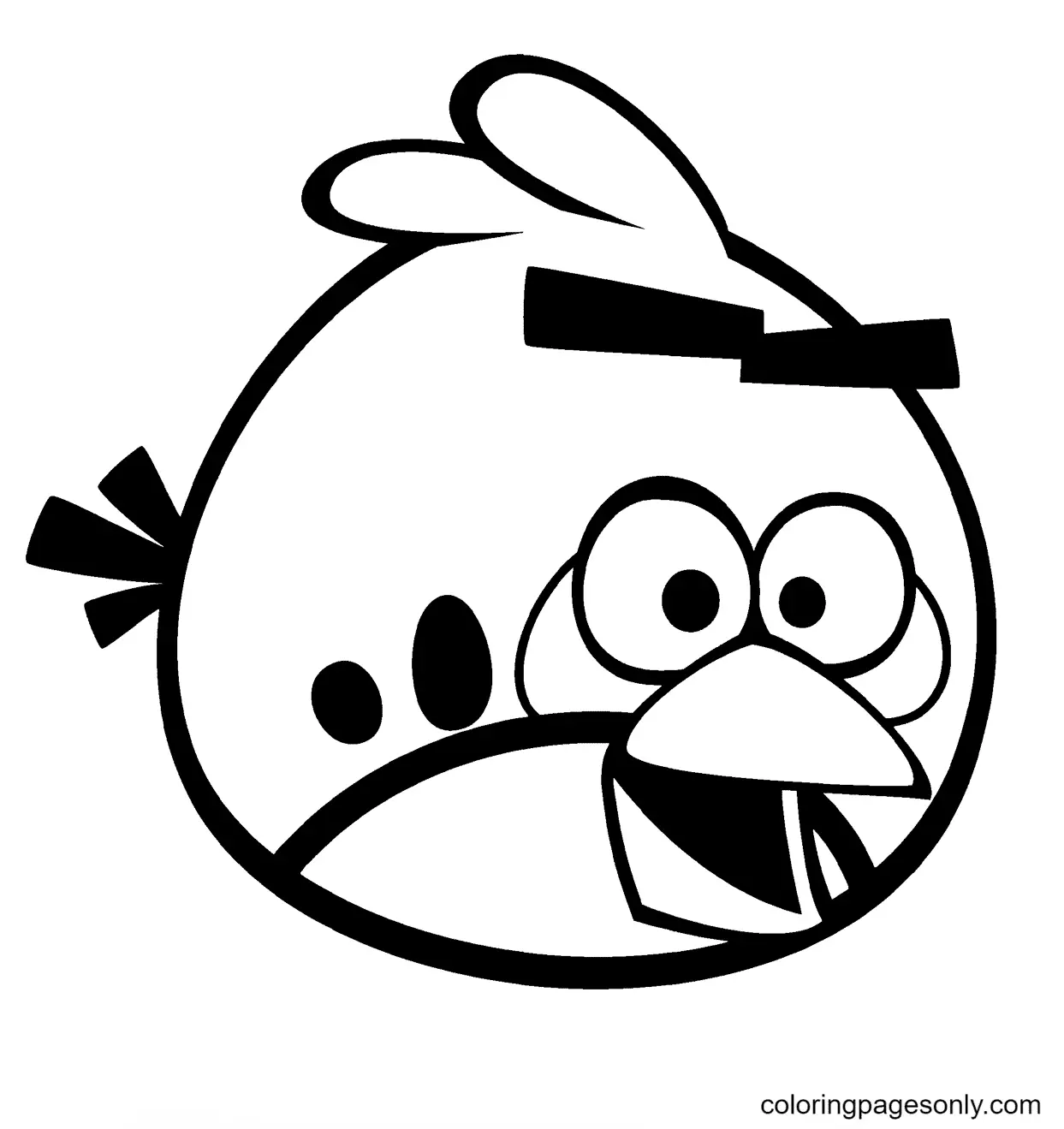 Angry Birds Coloring Pages 44