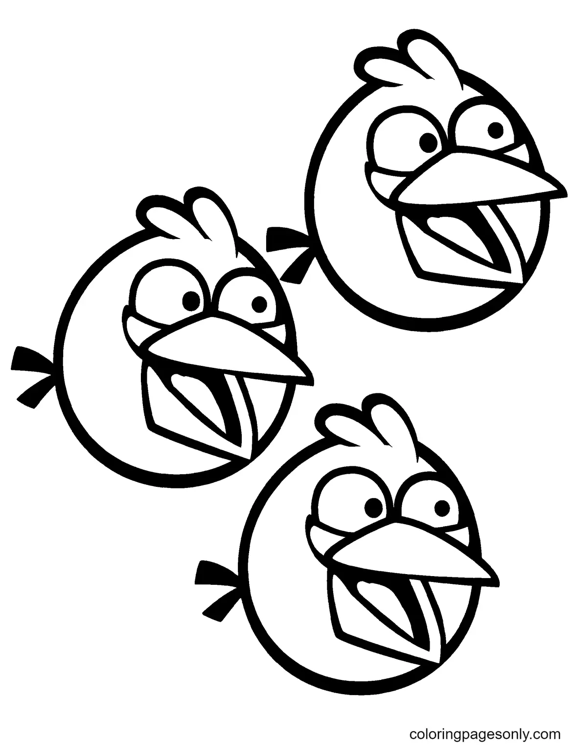 Angry Birds Coloring Pages 60