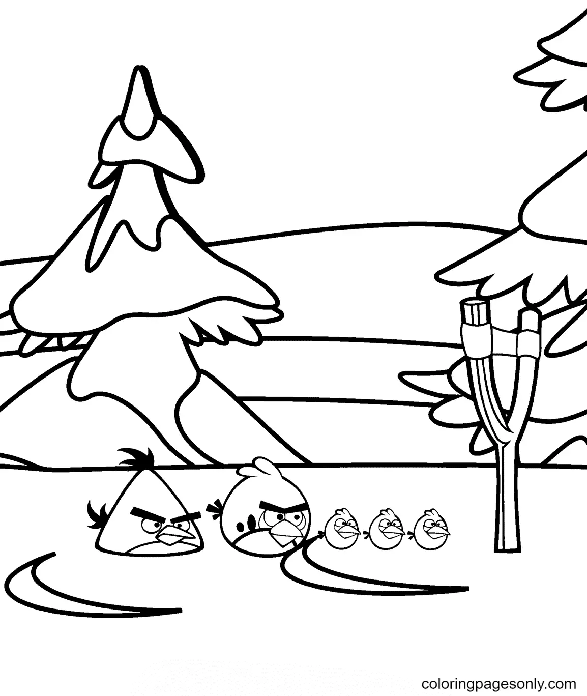 Angry Birds Coloring Pages 67
