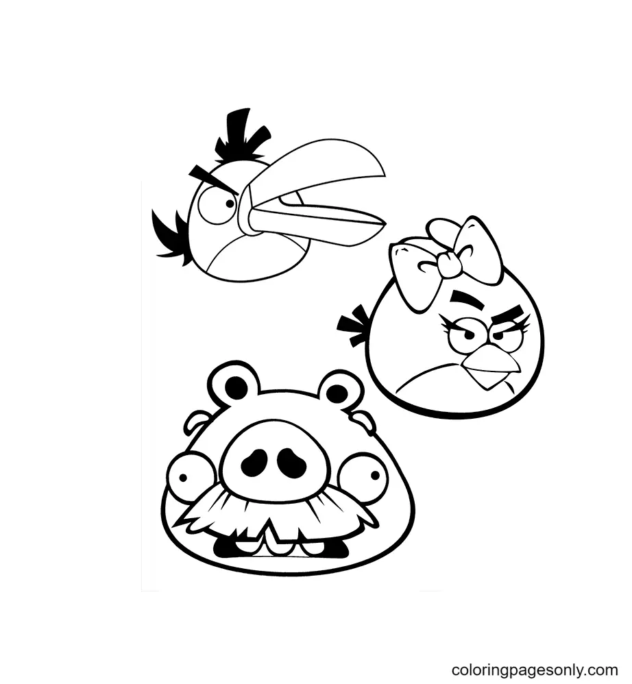 Angry Birds Coloring Pages 75