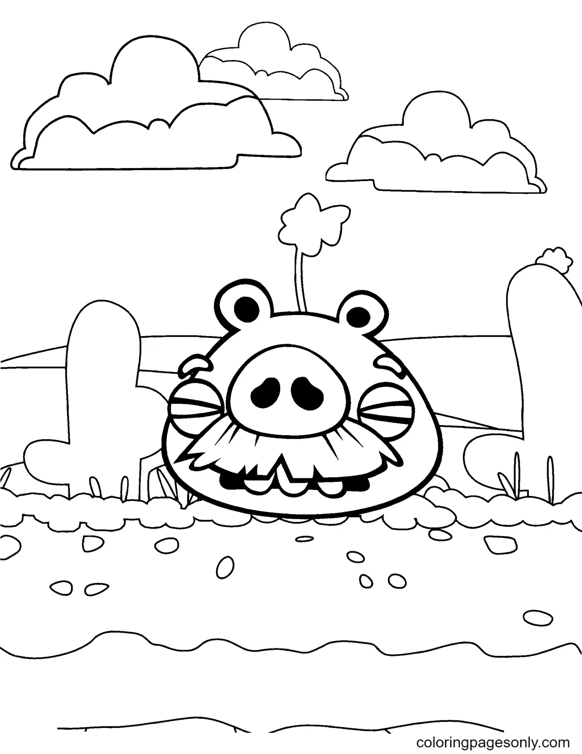 Angry Birds Coloring Pages 85