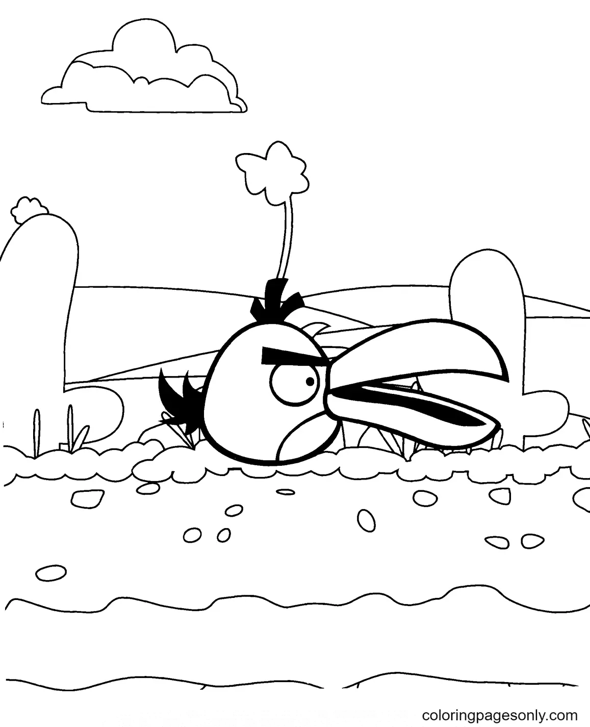 Angry Birds Coloring Pages 87