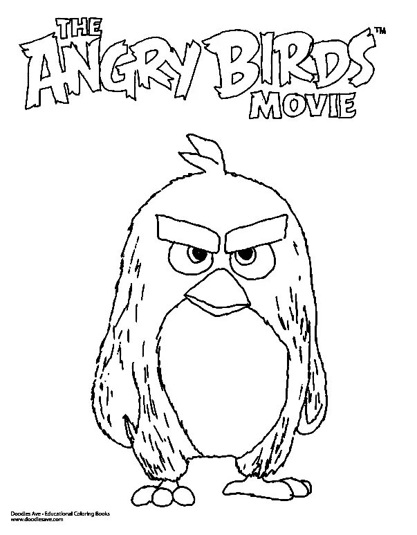 Angry Birds Movie Coloring Pages 32