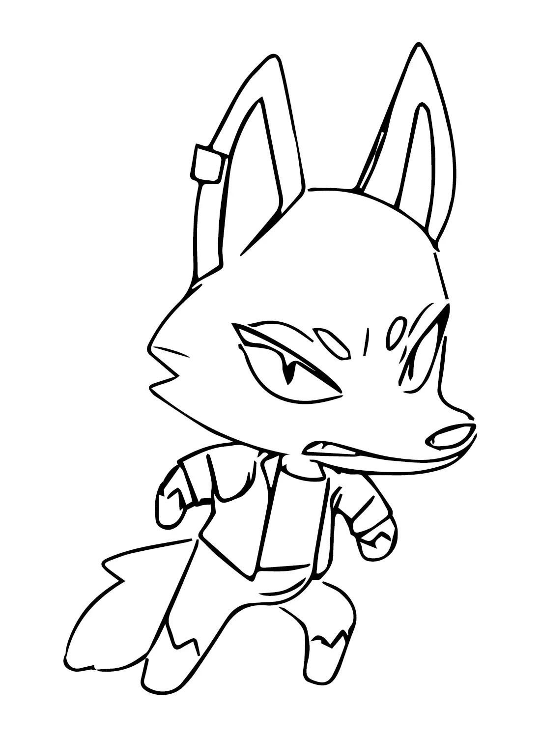 Animal Crossing Para Colorear 12