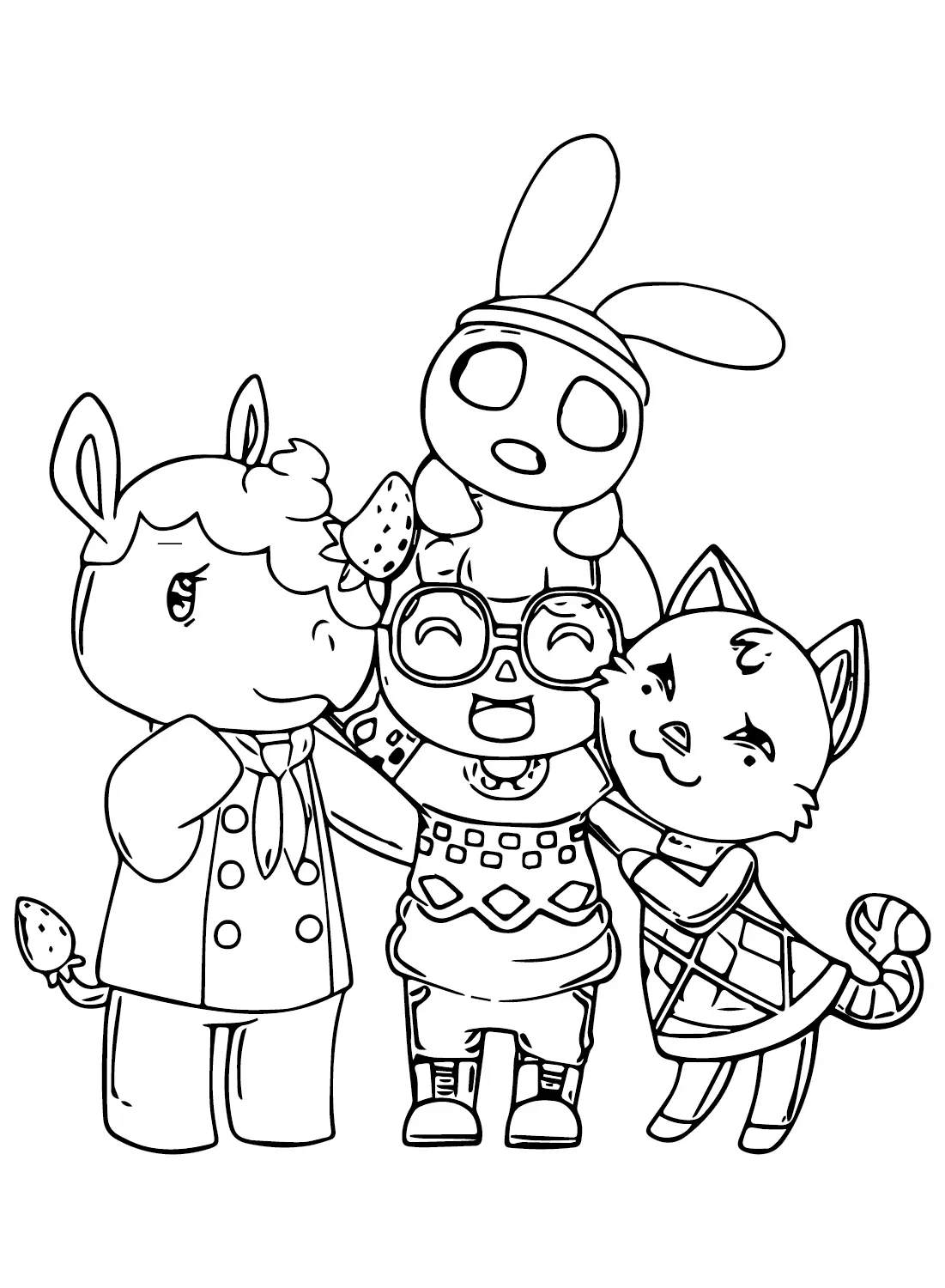 Animal Crossing Para Colorear 15