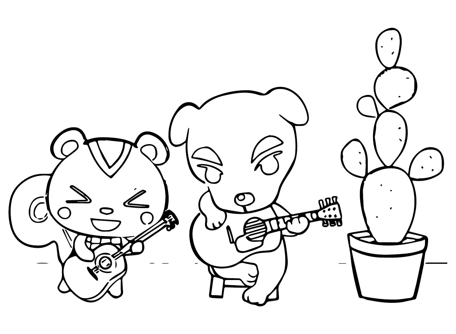 Animal Crossing Para Colorear 22