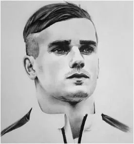 Antoine Griezmann Coloring Pages 2