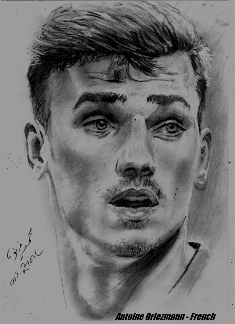 Antoine Griezmann Coloring Pages 5