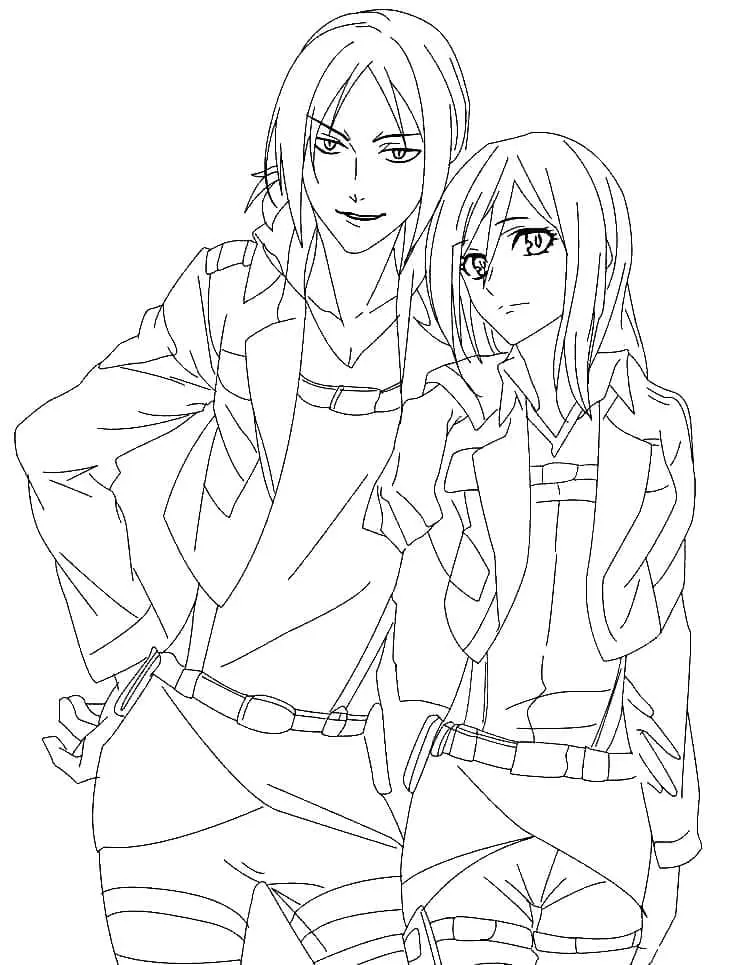 AOT Coloring Pages 90