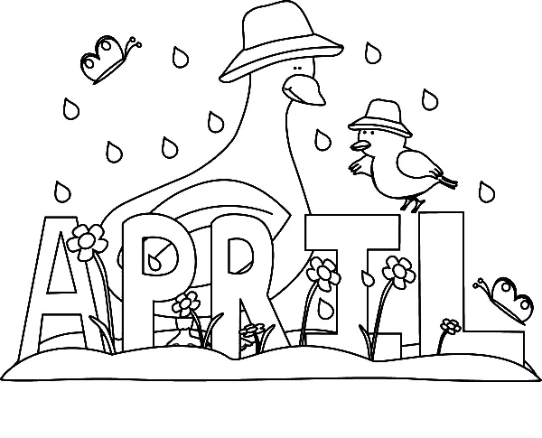 Abril Para Colorear 12