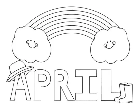 Abril Para Colorear 19