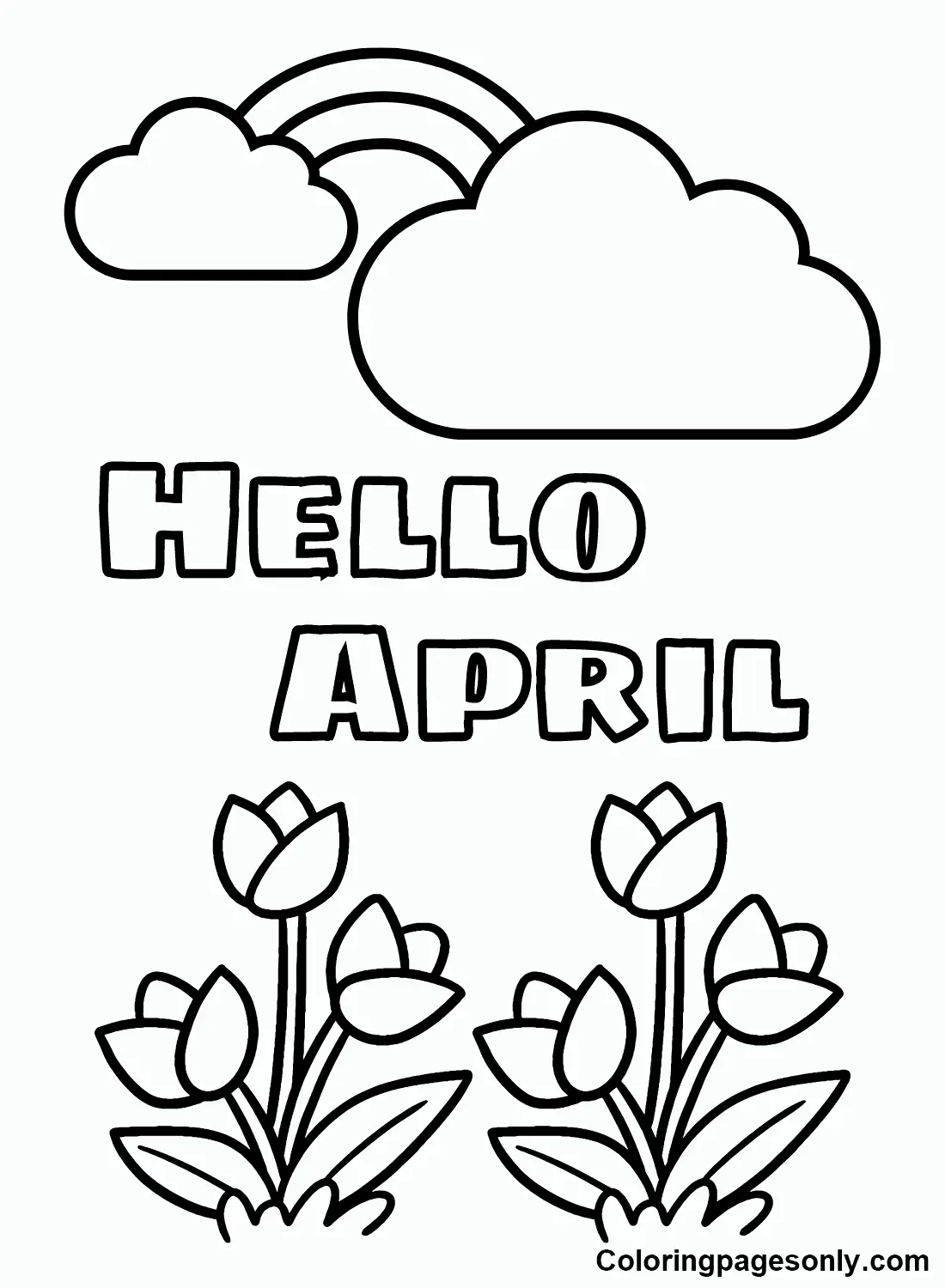 Abril Para Colorear 33