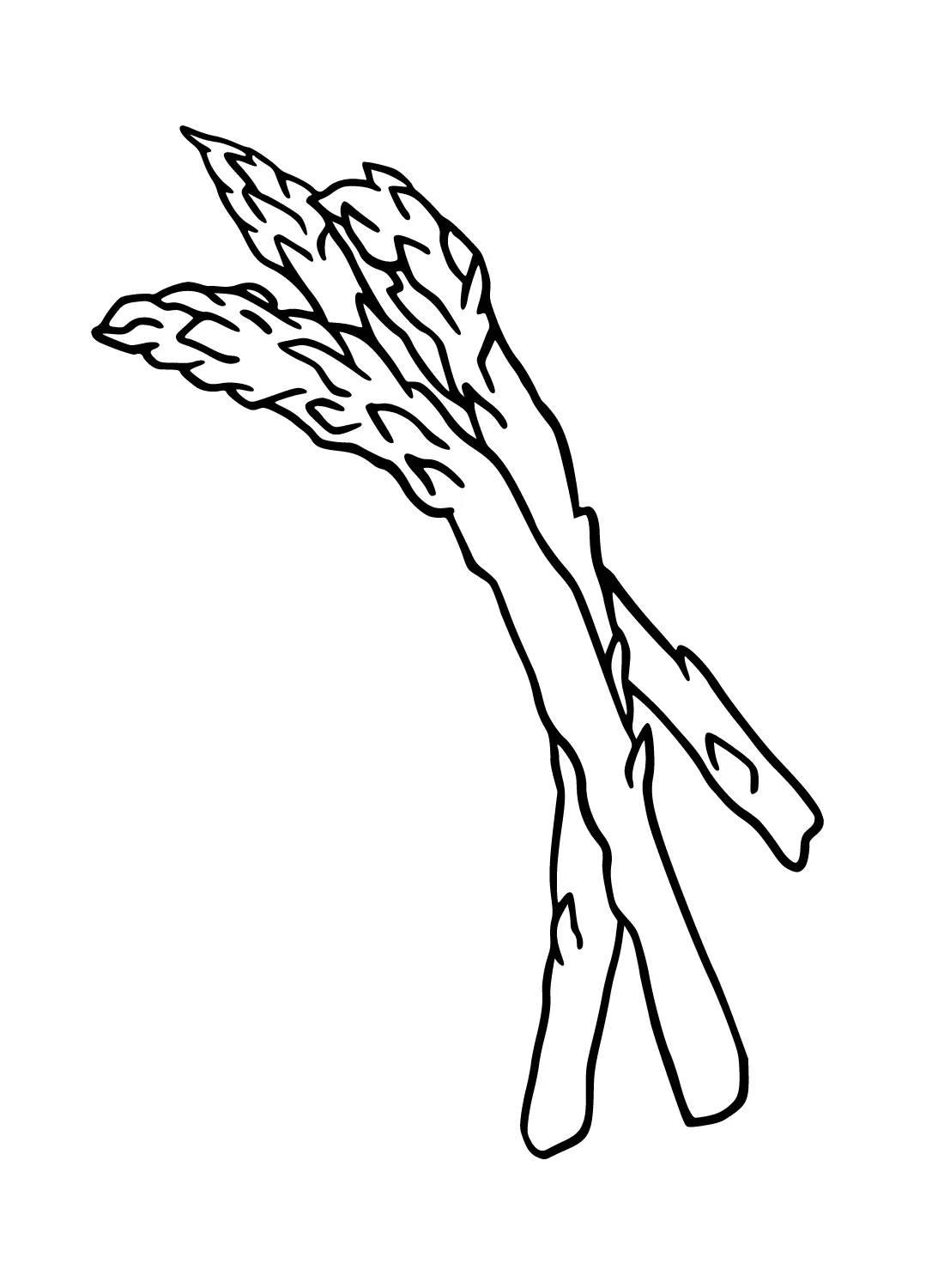 Esparragos Para Colorear