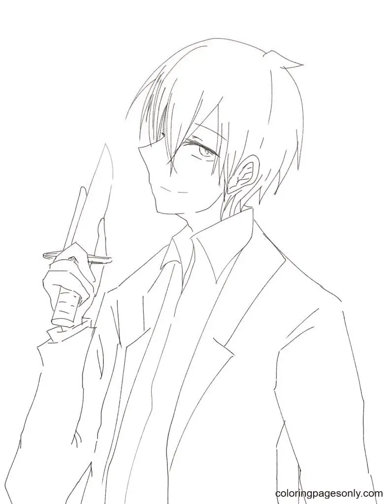 Assassination Classroom Coloring Pages 13