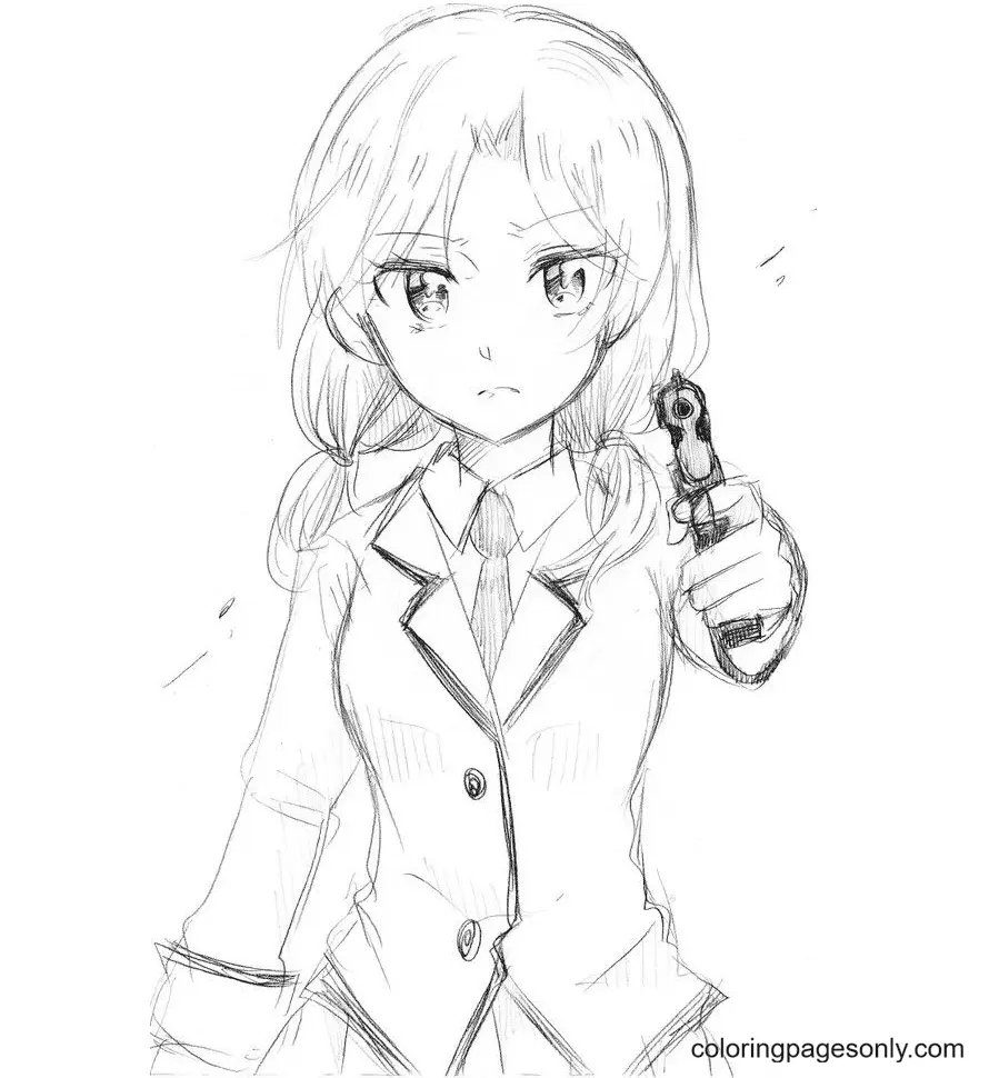 Assassination Classroom Coloring Pages 35