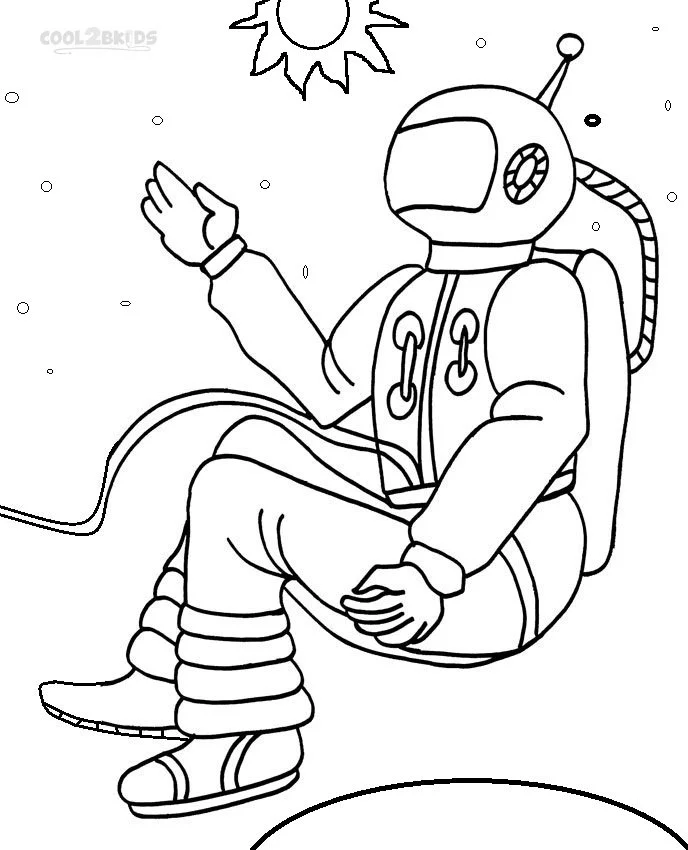 Astronaut Coloring Pages 53
