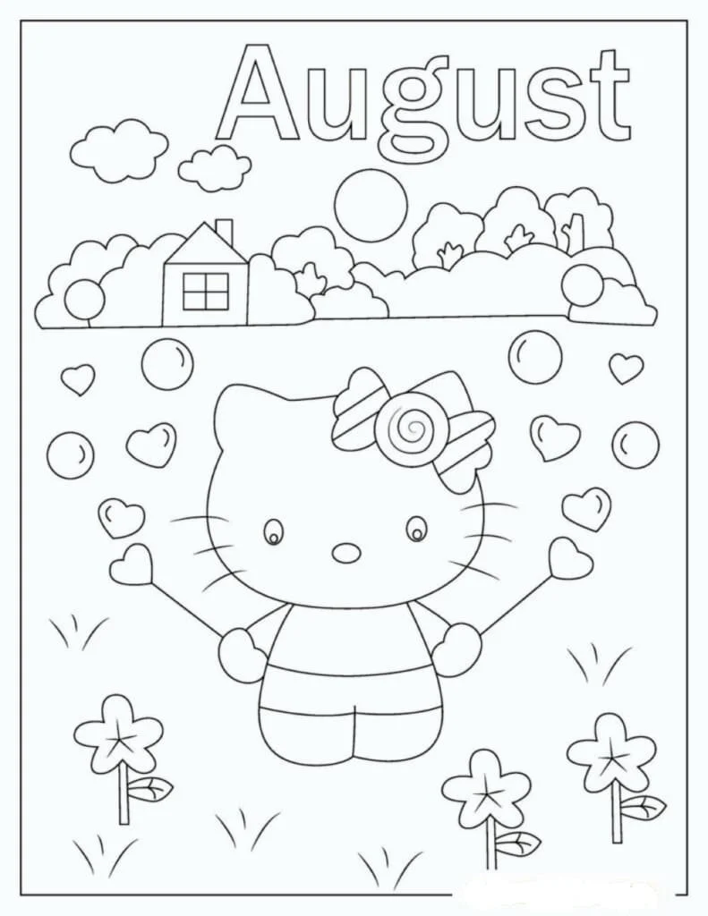 Ausmalbilder August 12