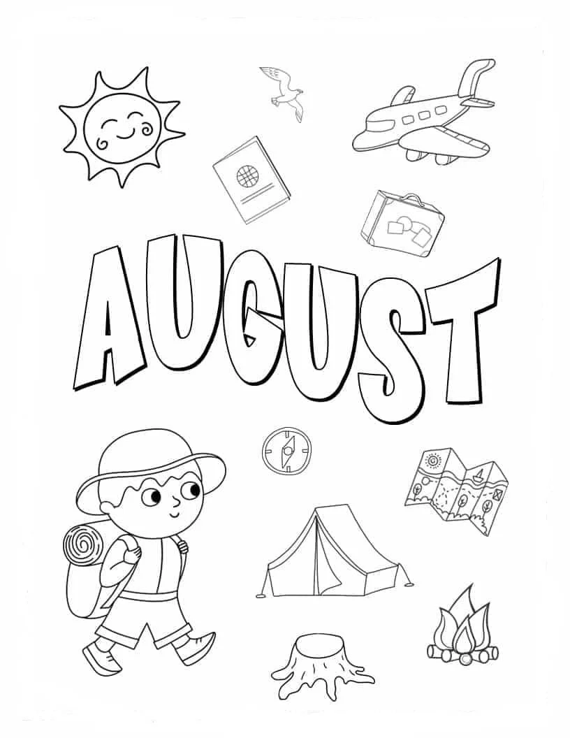 Ausmalbilder August 14